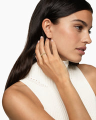 Wisteria® Band Ring in 18K Yellow Gold with Diamonds, 4.4mm