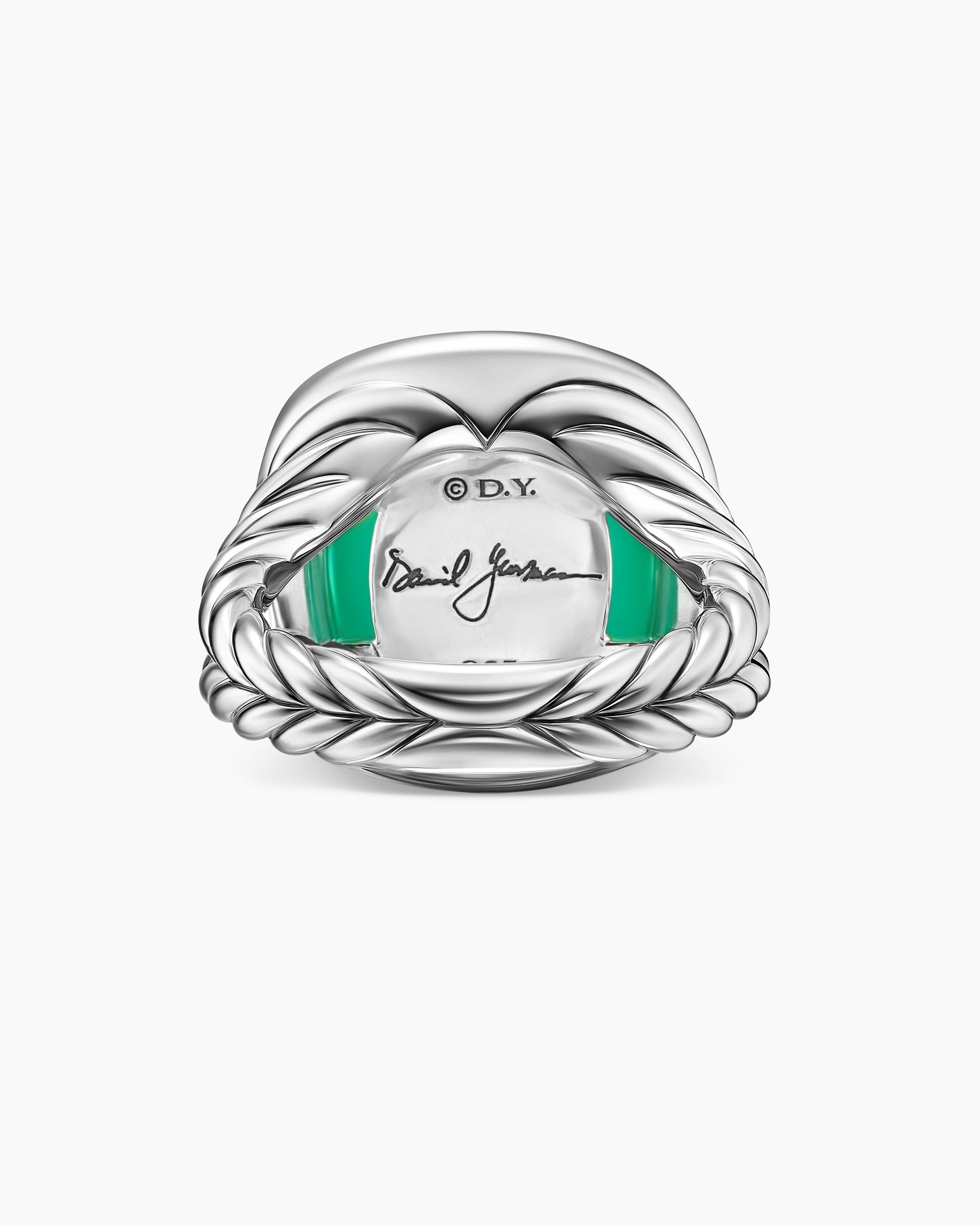 Albion® Ring in Sterling Silver with Lagoon Orchid and Diamonds, 15mm