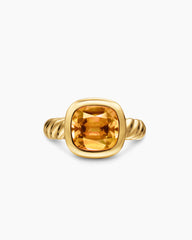 DY Mercer® Color Stone Ring in 18K Yellow Gold with Citrine, 10mm