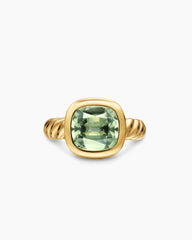 DY Mercer® Color Stone Ring in 18K Yellow Gold with Prasiolite, 10mm