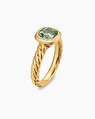 DY Mercer® Color Stone Ring in 18K Yellow Gold with Prasiolite, 7mm