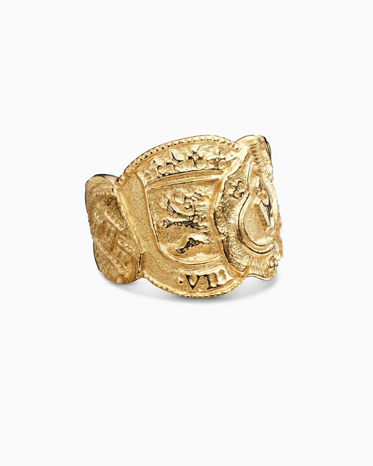 Shipwreck Signet Ring in 18K Yellow Gold, 24mm