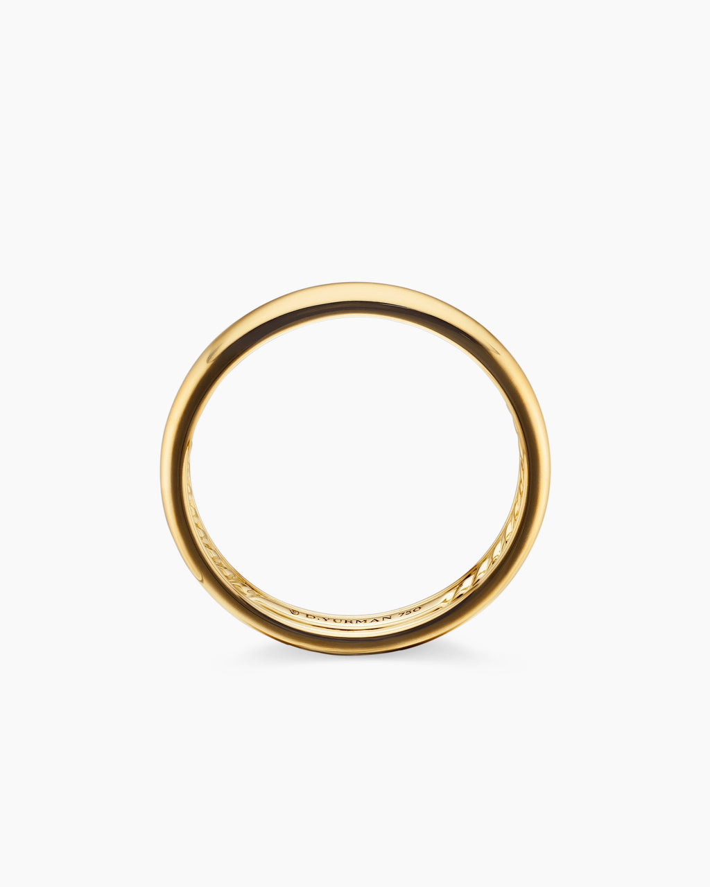 DY Classic Band Ring in 18K Yellow Gold, 3.5mm