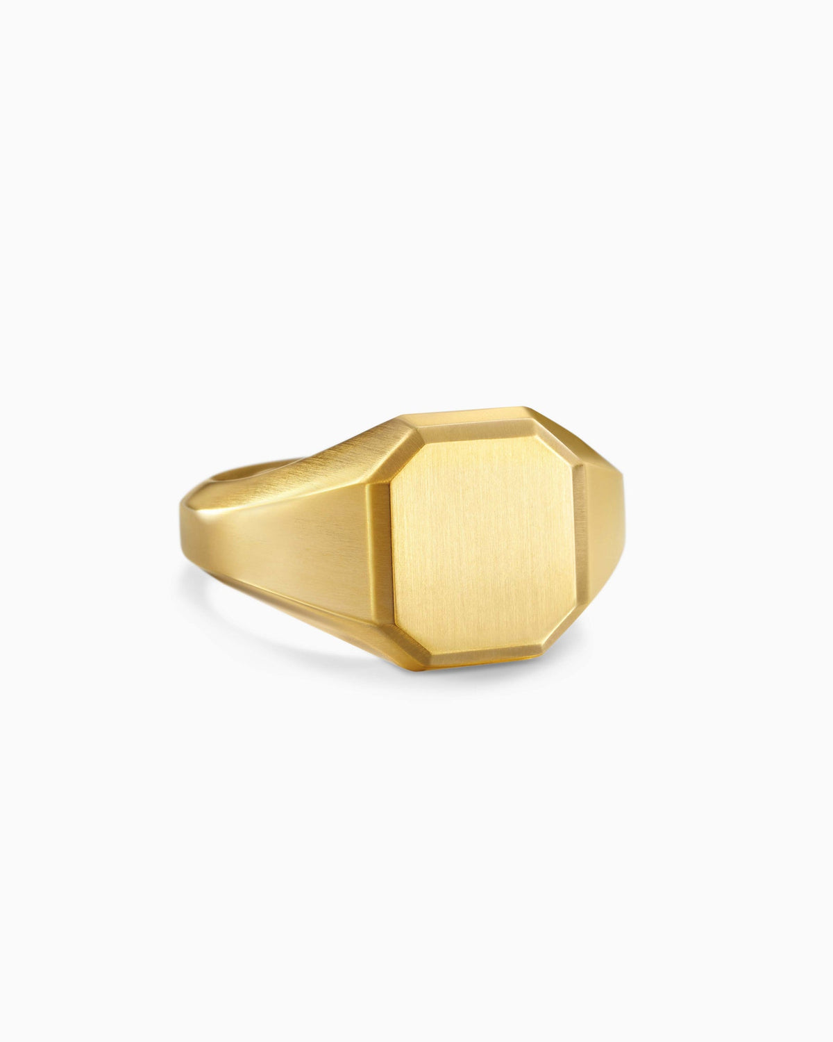Streamline® Signet Ring in 18K Yellow Gold, 14mm
