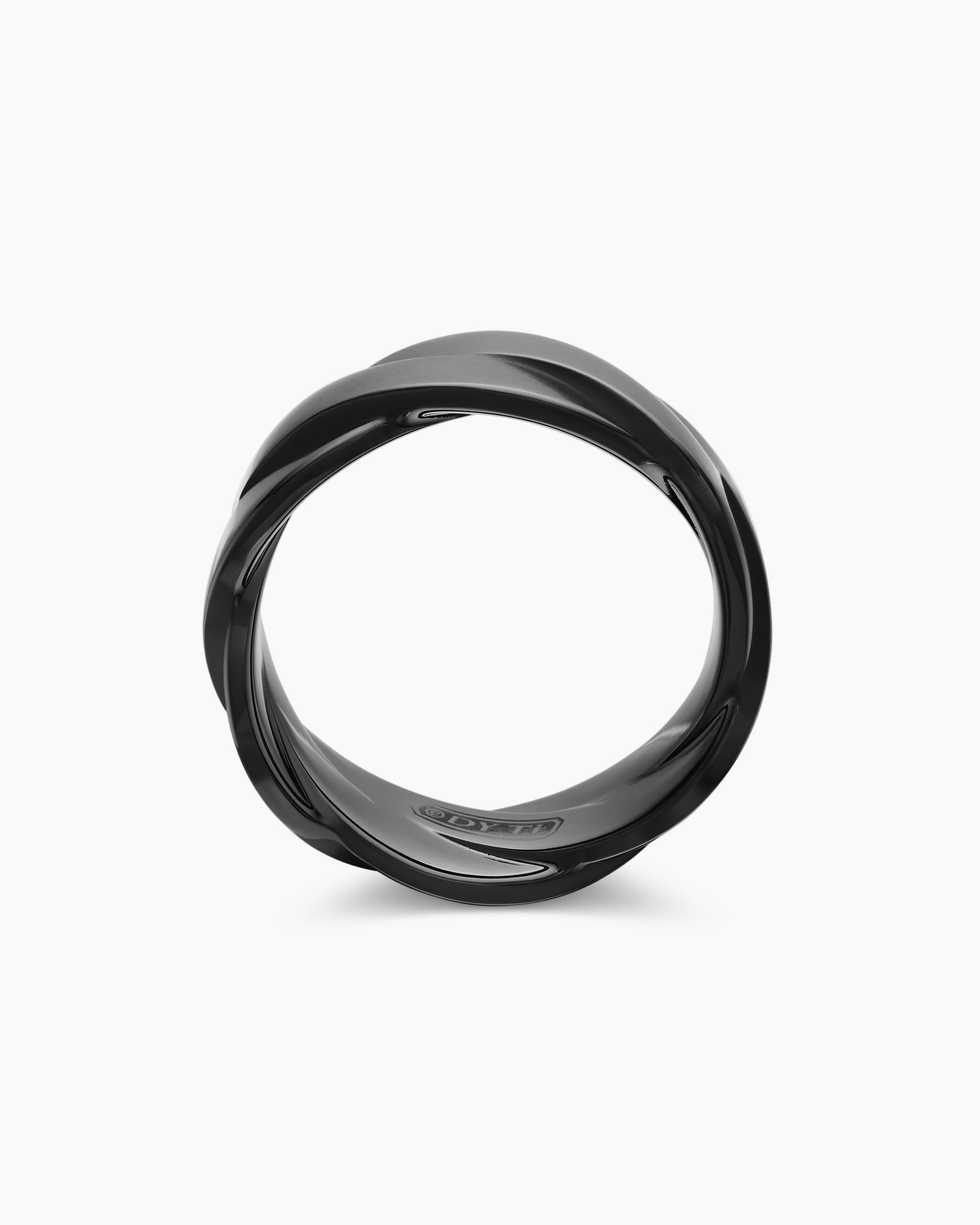 DY Helios™ Band Ring in Black Titanium, 9mm