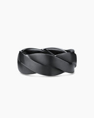 DY Helios™ Band Ring in Black Titanium, 9mm