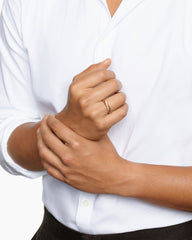 Sculpted Cable Band Ring in 18K Rose Gold, 5mm