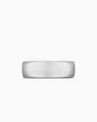 Streamline® Band Ring in 18K White Gold, 8mm
