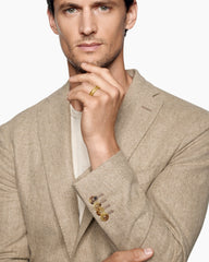 Chevron Band Ring in 18K Yellow Gold, 6.2mm