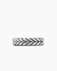 Chevron Band Ring in Sterling Silver, 6.2mm