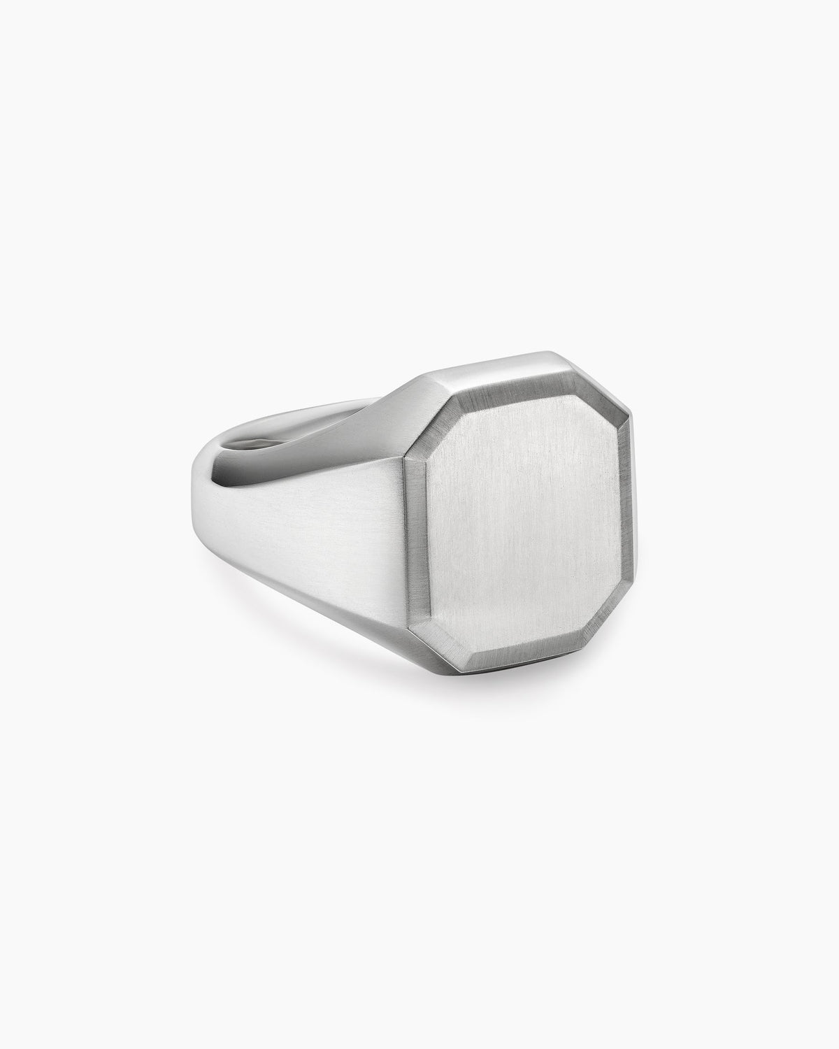 Streamline® Signet Ring in Sterling Silver, 18mm
