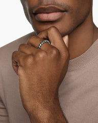 Armory® Band Ring in Grey Titanium, 6.2mm