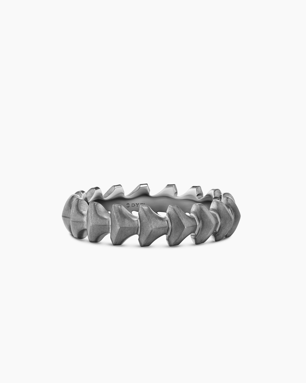 Armory® Band Ring in Grey Titanium, 6.2mm