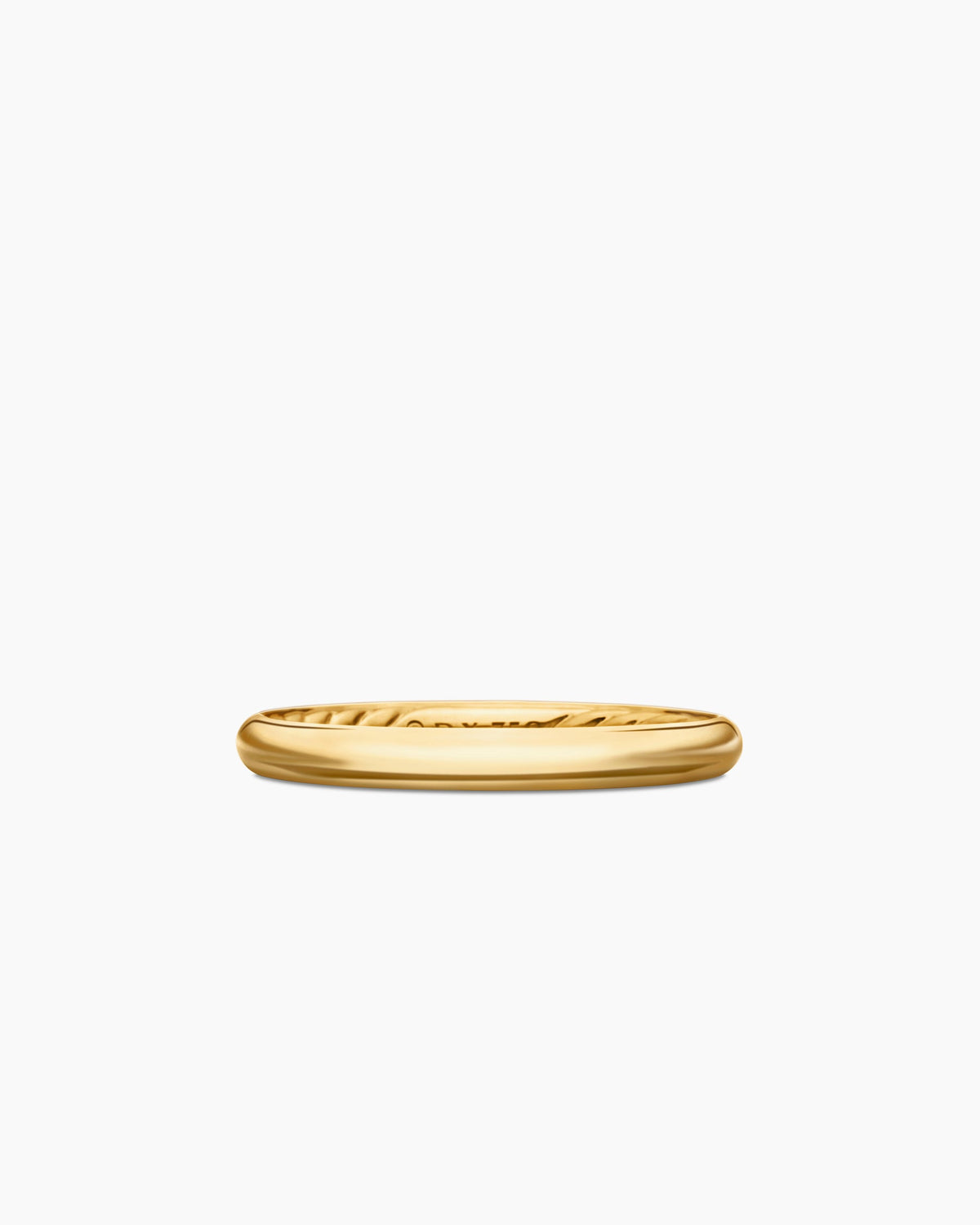 DY Eden Band Ring in 18K Yellow Gold, 2.5mm