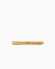 DY Cable Band Ring in 18K Yellow Gold, 2.45mm