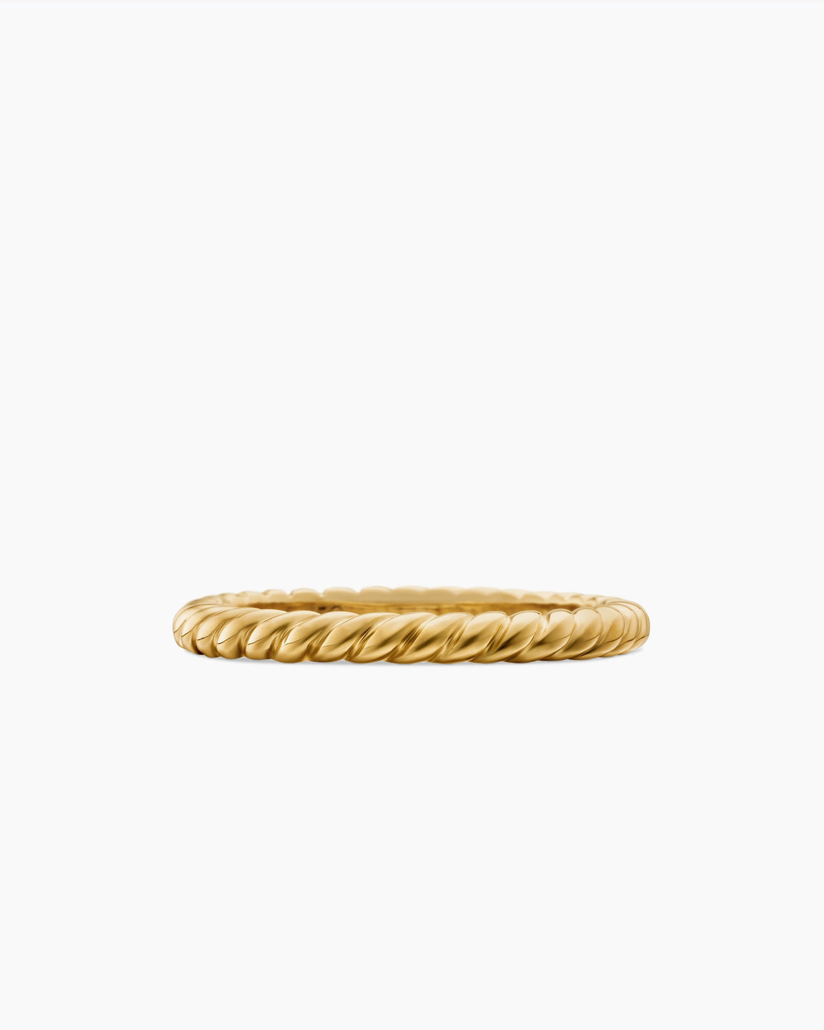 DY Cable Band Ring in 18K Yellow Gold, 2.45mm