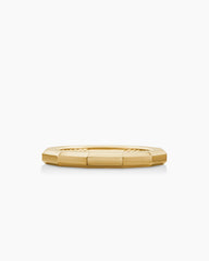 DY Delaunay Faceted Band Ring in 18K Yellow Gold, 2.5mm