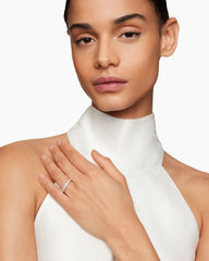 DY Eden Band Ring in 18K Yellow Gold with Diamonds, 3.6mm