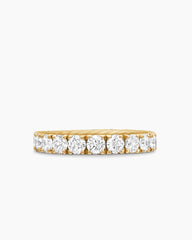 DY Eden Band Ring in 18K Yellow Gold with Diamonds, 3.6mm