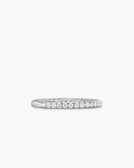 DY Eden Partway Band Ring in Platinum with Diamonds, 1.85mm