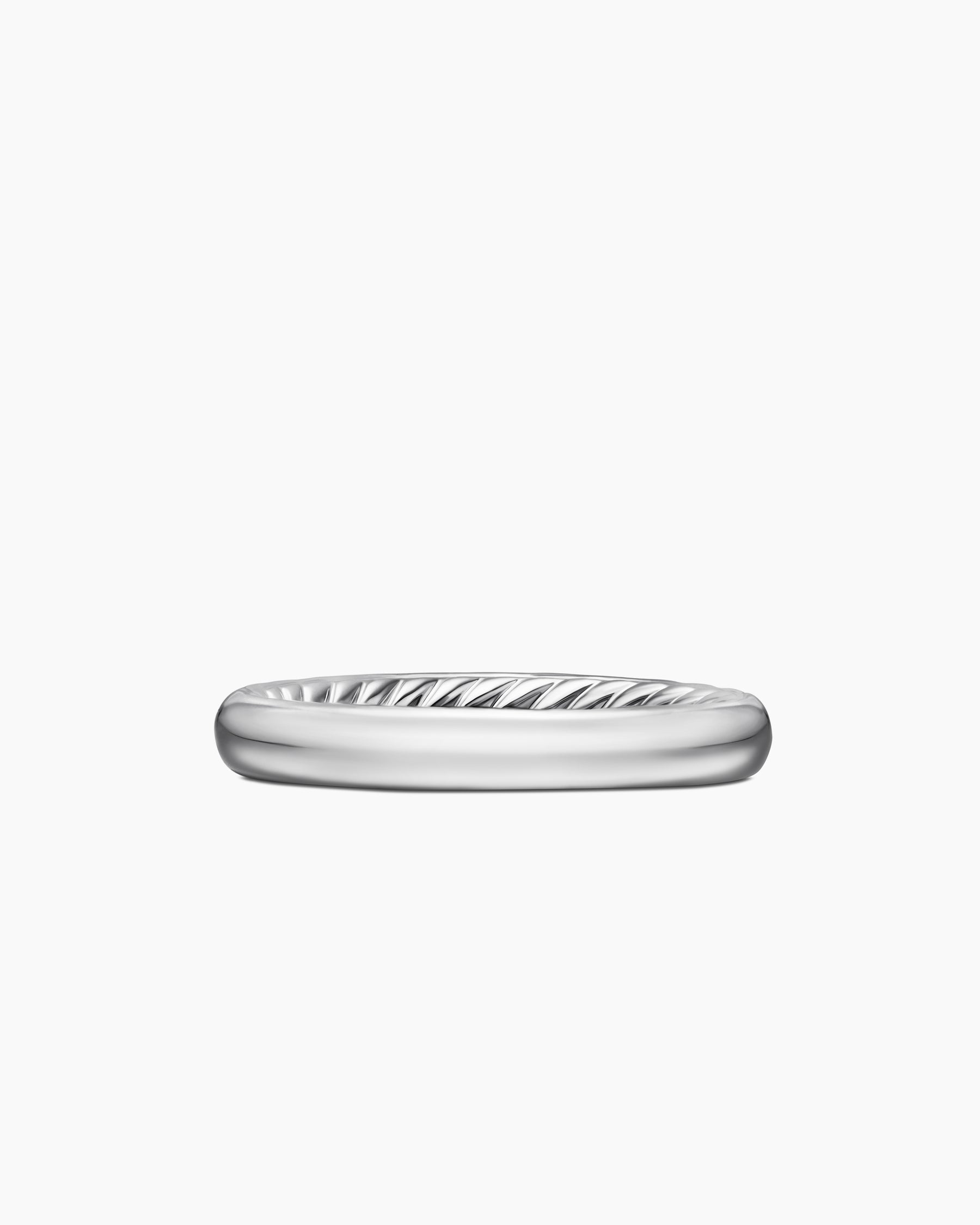 DY Eden Partway Band Ring in Platinum with Pink Sapphires and Diamonds, 2.8mm