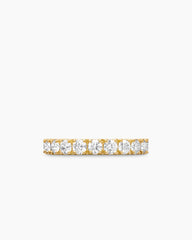 DY Eden Eternity Band Ring in 18K Yellow Gold with Diamonds, 3.2mm