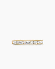DY Eden Partway Alternating Diamond Band Ring in 18K Yellow Gold with Diamonds, 2.8mm