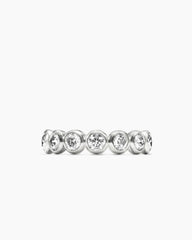 DY Infinity Band Ring in Platinum with Round Diamonds, 4.8mm