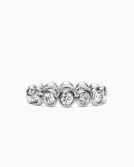 DY Infinity Band Ring in Platinum with Round Diamonds, 4.8mm